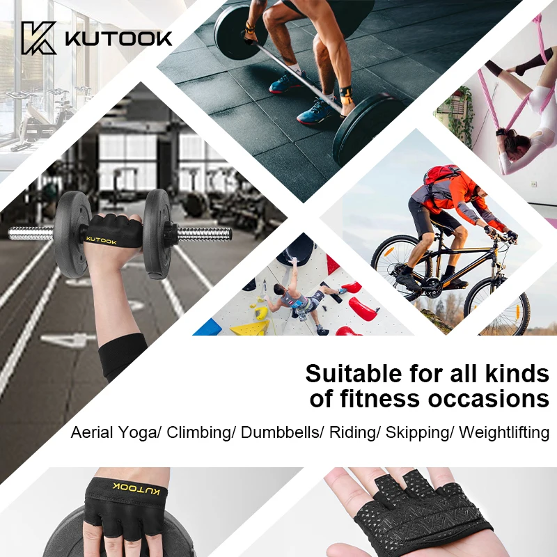 Sport Fitness Gloves for Training Weightlifting Workout Partial Durable Gloves with Cushion for Exercise Gym Accessories Sport Fitness Gloves for Training Weightlifting Workout Partial Durable Gloves with Cushion for Exercise Gym Accessories
