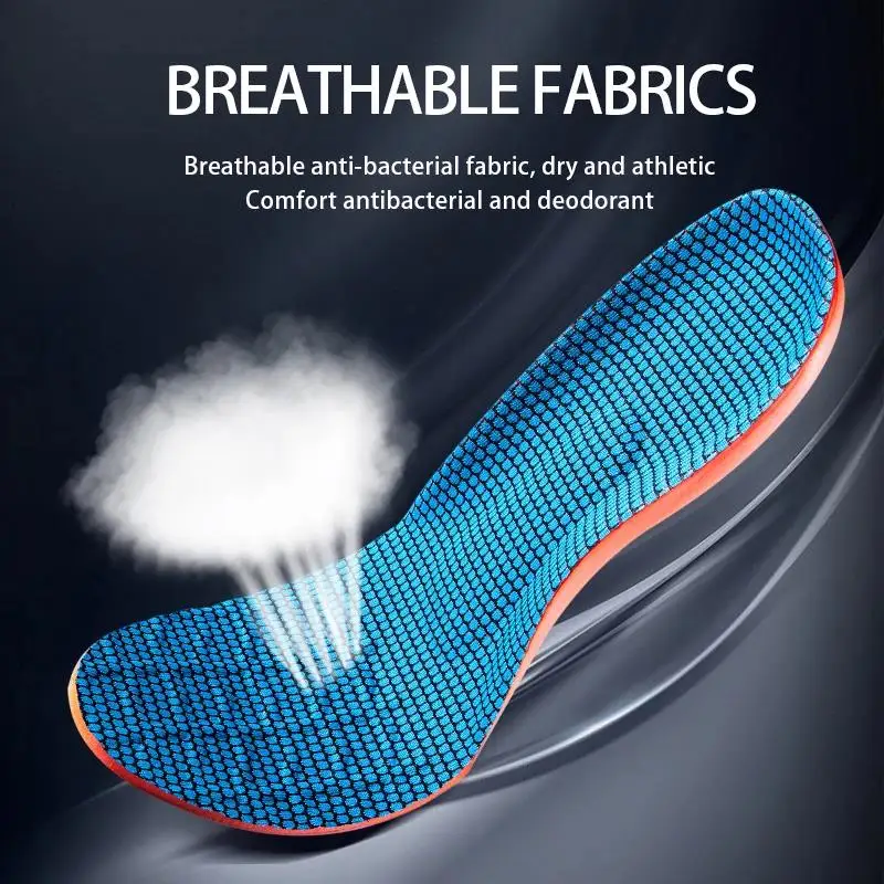 Sport Insoles for Shoes Sole Shock Absorption Deodorant Breathable Cushion Running Insoles for Feet Man Women Sport Insoles for Shoes Sole Shock Absorption Deodorant Breathable Cushion Running Insoles for Feet Man Women