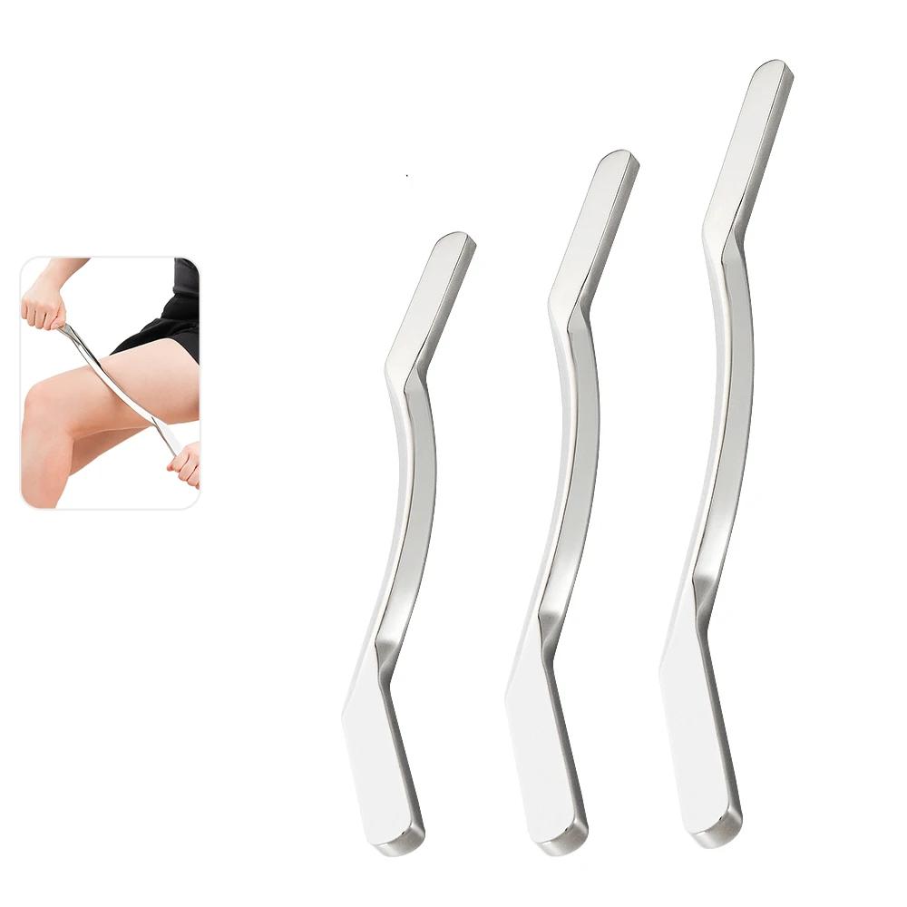 Sport Stainless Steel Long Gua Sha Tool-Guasha Long Bar Muscle Scraping Massage Tools-Help Relieve Sore Muscles Soft Sport Stainless Steel Long Gua Sha Tool-Guasha Long Bar Muscle Scraping Massage Tools-Help Relieve Sore Muscles Soft