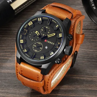 Sport Watch Leather Quartz Sport Watch Leather Quartz