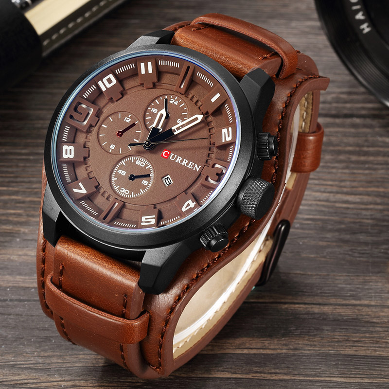 Sport Watch Leather Quartz Sport Watch Leather Quartz
