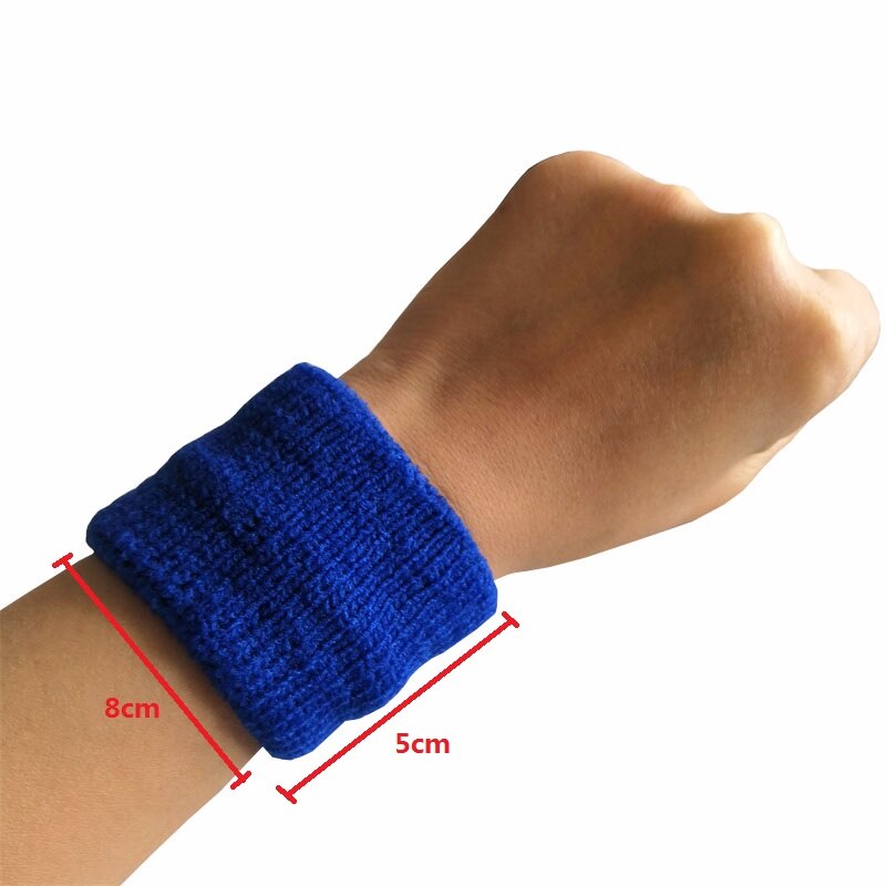 Sport Wristbands Elastic Sweatbands (2 pcs ) Sport Wristbands Elastic Sweatbands (2 pcs )