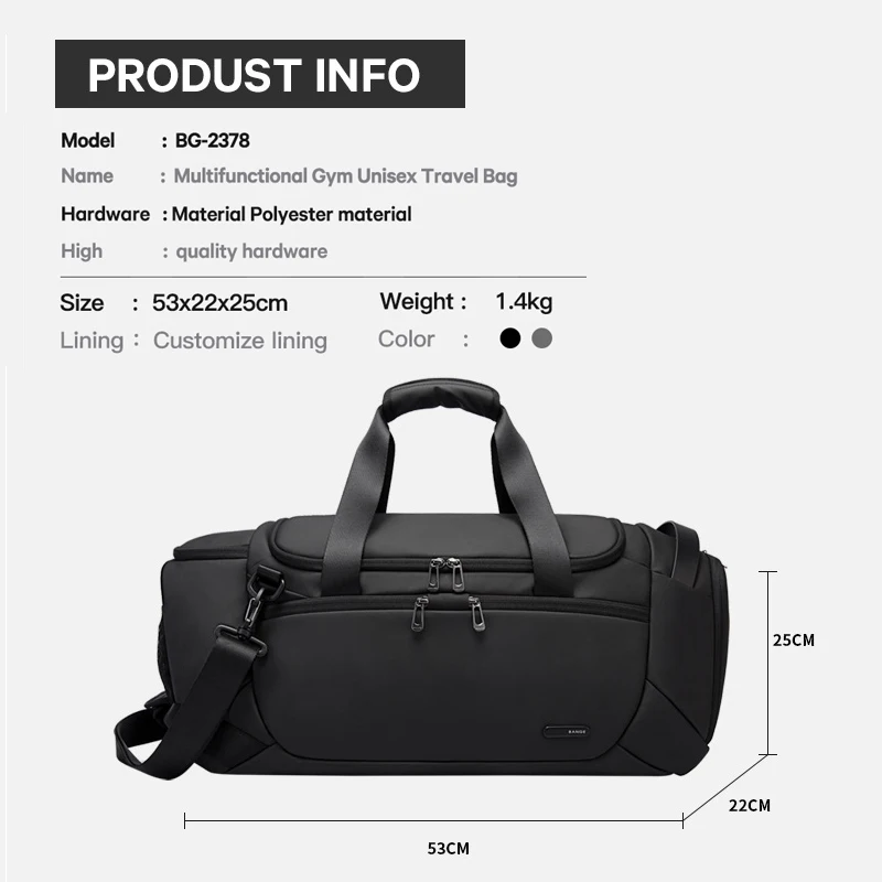 Sports Bags Gym Bags For Fitness Training Outdoor WaterProof Sport Bag Dry Wet Separation Bags Sac De Travel Bag Sports Bags Gym Bags For Fitness Training Outdoor WaterProof Sport Bag Dry Wet Separation Bags Sac De Travel Bag