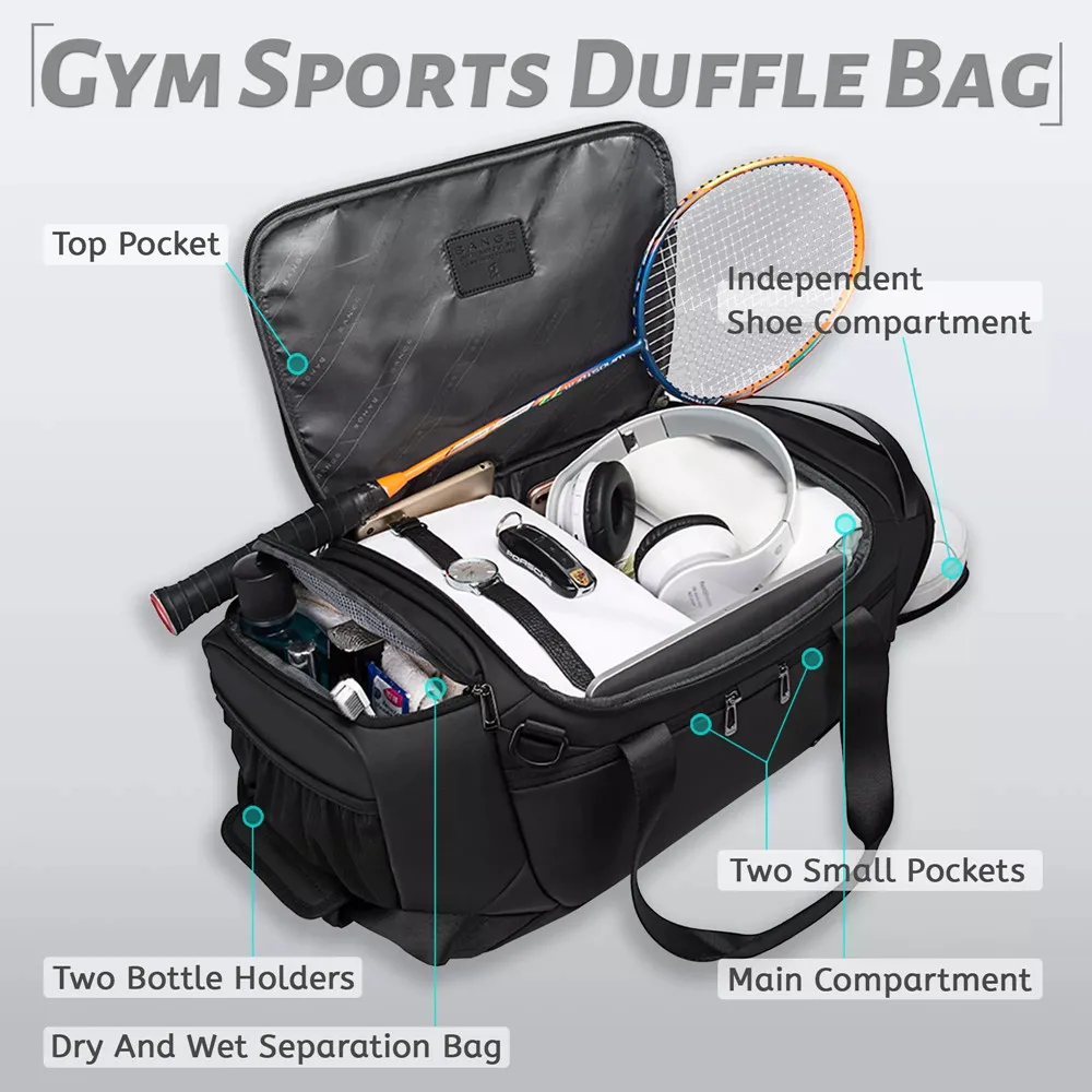 Sports Bags Gym Bags For Fitness Training Outdoor WaterProof Sport Bag Dry Wet Separation Bags Sac De Travel Bag Sports Bags Gym Bags For Fitness Training Outdoor WaterProof Sport Bag Dry Wet Separation Bags Sac De Travel Bag