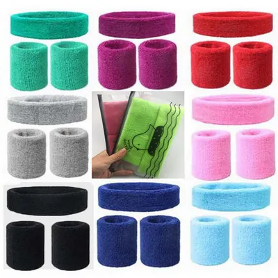 Sports Fitness Sweatband Set Sports Fitness Sweatband Set