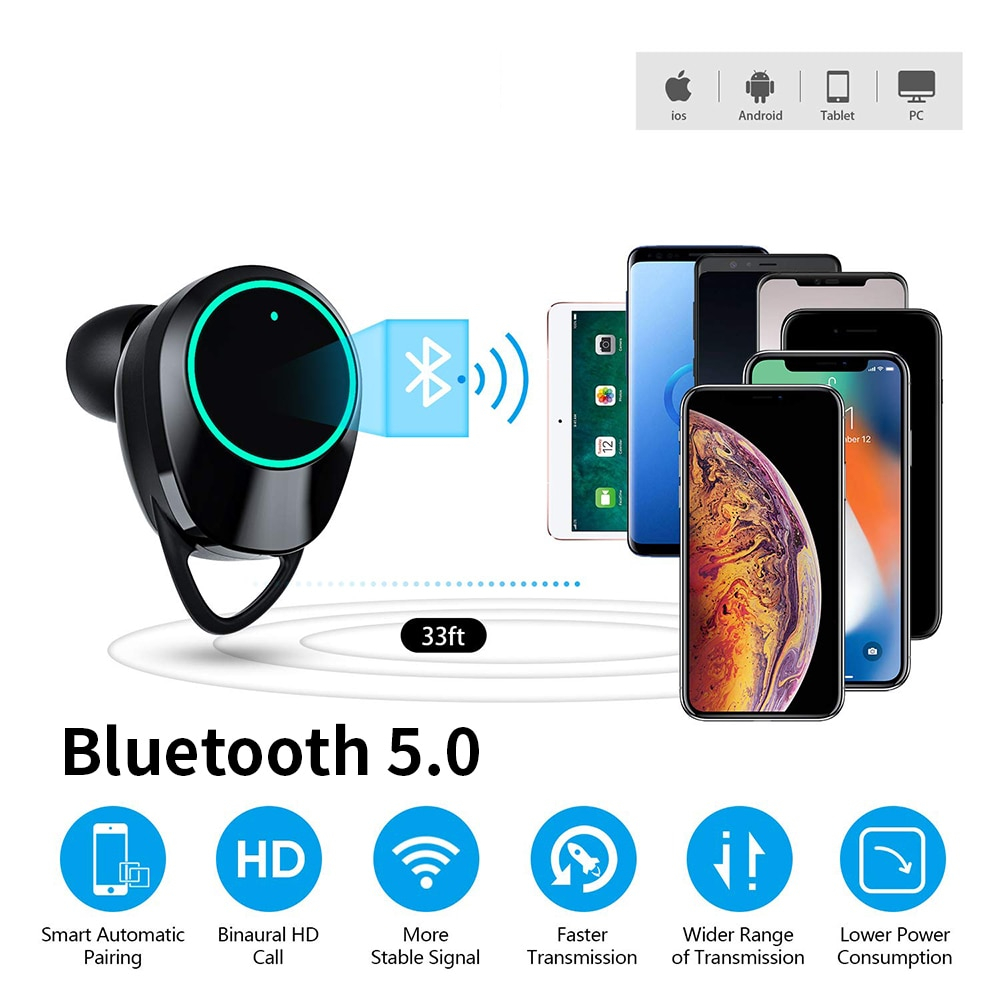 Sports Headphones Wireless Earbuds