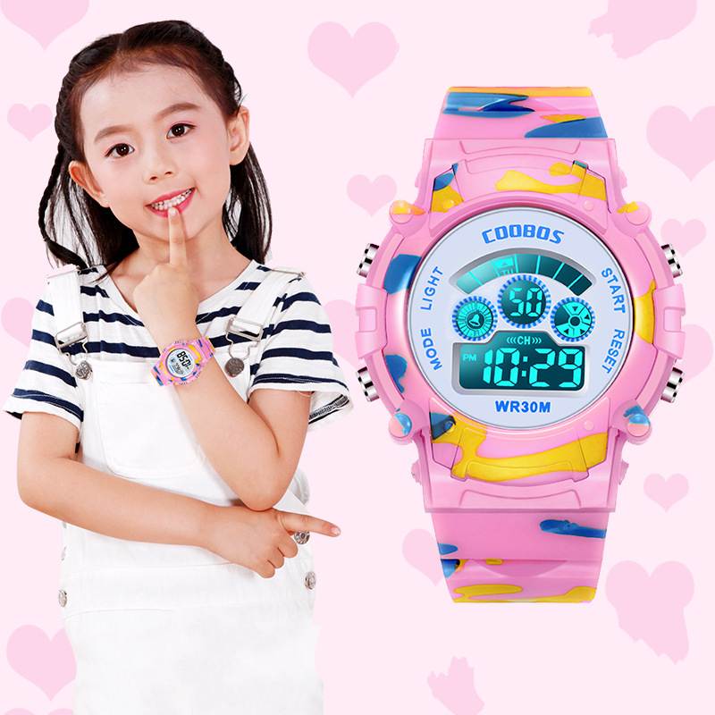 Sports Military Kids Digital Watches Student Childrens Watch Fashion Luminous LED Alarm Camouflage Sports Military Kids Digital Watches Student Childrens Watch Fashion Luminous LED Alarm Camouflage