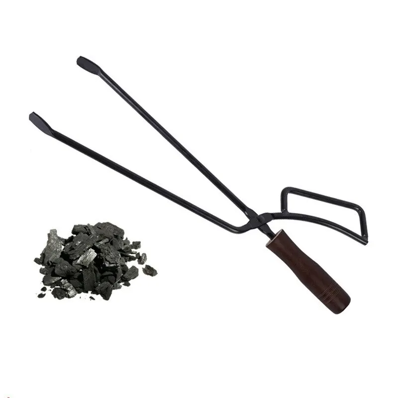 Spot Barbecue Carbon Clips Burning Tongs Charcoal Clips Duck Billed Carbon Tongs Non Hot Solid Wood Handle Carbon Clips Spot Barbecue Carbon Clips Burning Tongs Charcoal Clips Duck Billed Carbon Tongs Non Hot Solid Wood Handle Carbon Clips