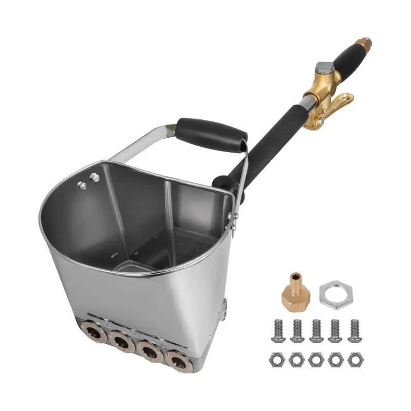 Spray Gun for Painting Walls Ceilings Cement Mortar Sprayer Plaster Hopper Gun With 4 Jet Hopper Ladle Construction Tool Spray Gun for Painting Walls Ceilings Cement Mortar Sprayer Plaster Hopper Gun With 4 Jet Hopper Ladle Construction Tool