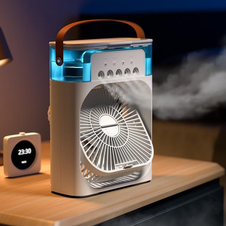 Spray Small Fan Five Hole Humidification Small Refrigeration Air Conditioner Mini Fan Water Cooled Silent Air Cooler Spray Small Fan Five Hole Humidification Small Refrigeration Air Conditioner Mini Fan Water Cooled Silent Air Cooler