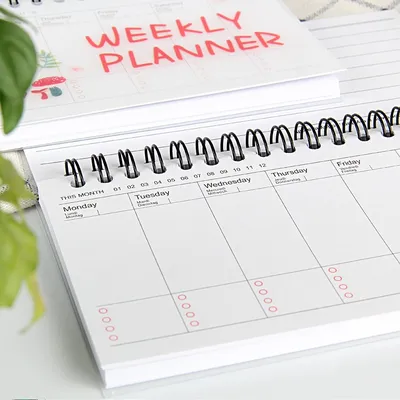 Spring Bound Weekly Planner Notepad Spring Bound Weekly Planner Notepad