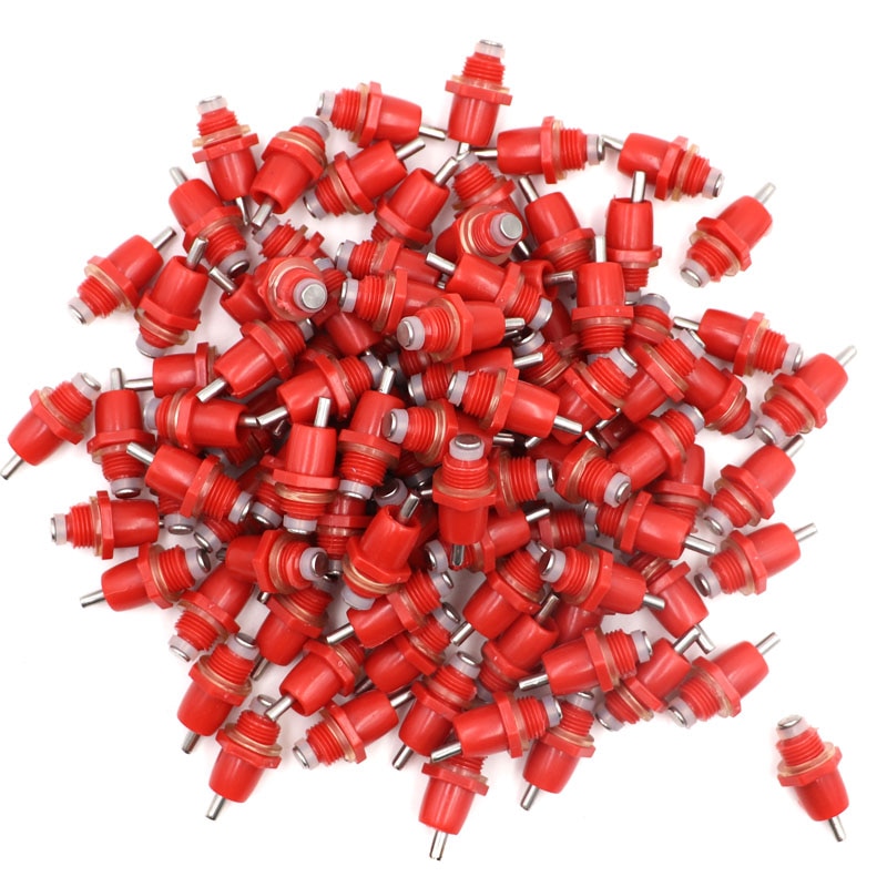 Spring Chicken Water Feeder Nipples (50pcs)