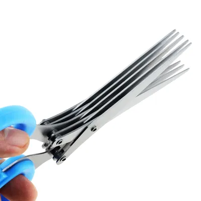 Spring Onion Cutter 5-Layer Scissors Spring Onion Cutter 5-Layer Scissors