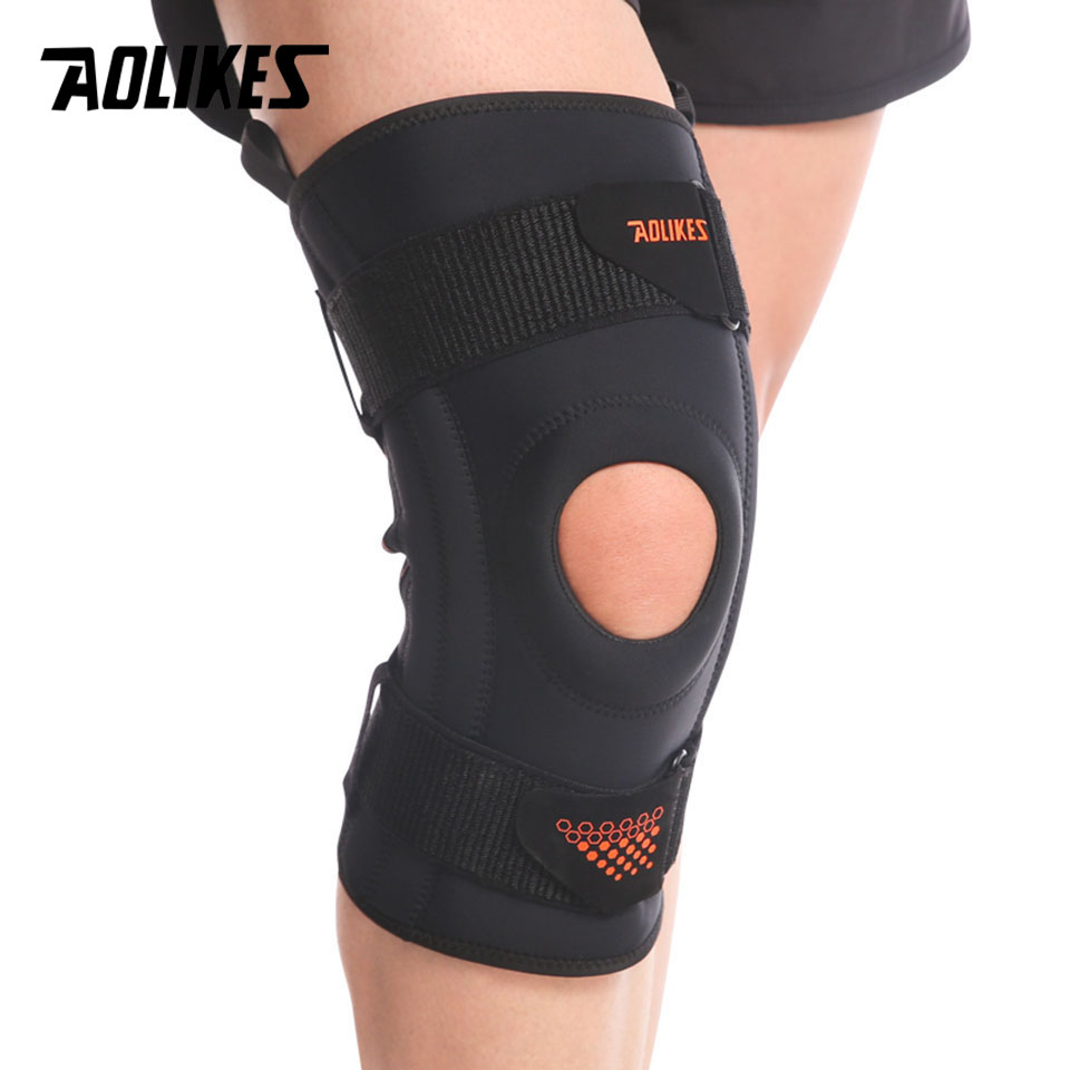 Spring Support Running Knee Pads Basketball Hiking Compression Shock Absorption Breathable Meniscus Knee Protector