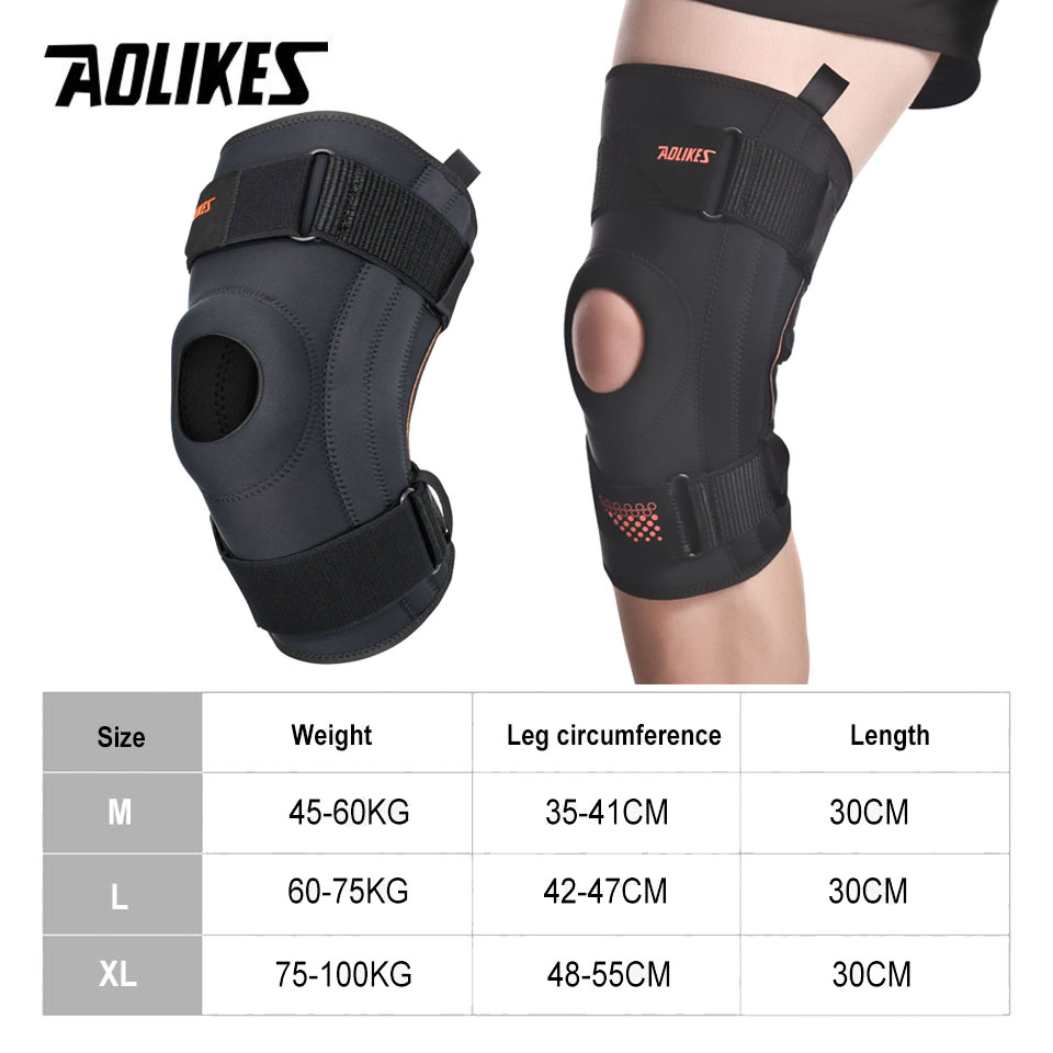 Spring Support Running Knee Pads Basketball Hiking Compression Shock Absorption Breathable Meniscus Knee Protector