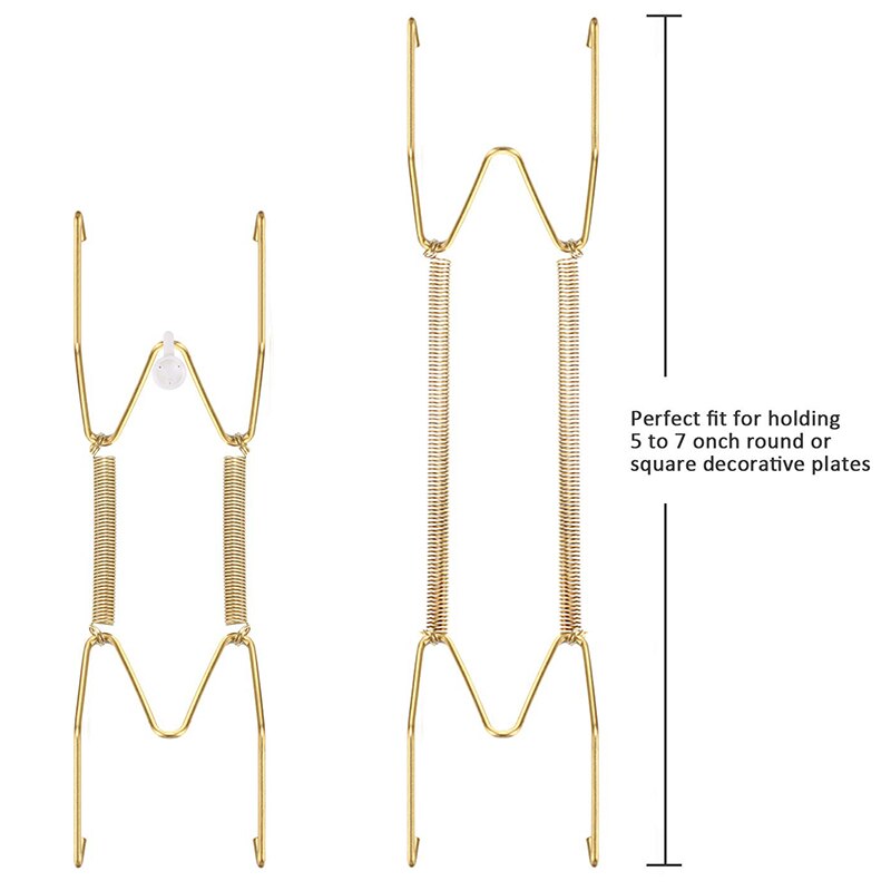 Spring Type Wire Plate Hangers (16pcs)
