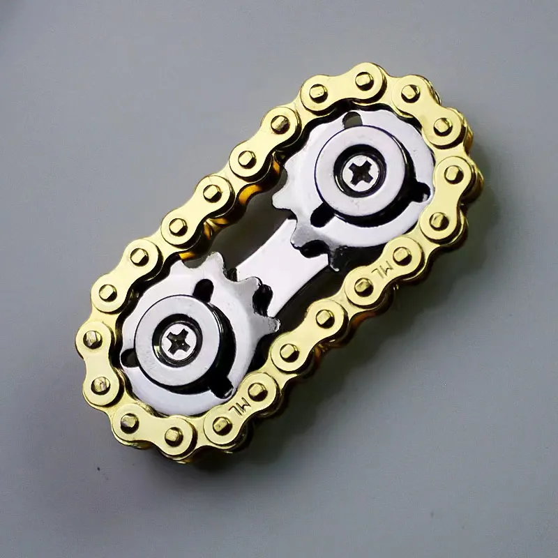 Sprockets Flywheel Fingertip Gyro Sprockets Chains EDC Metal Toy Gear Chain Gyro Drop Ship Sproket Roadbike Spinner Sprockets Flywheel Fingertip Gyro Sprockets Chains EDC Metal Toy Gear Chain Gyro Drop Ship Sproket Roadbike Spinner