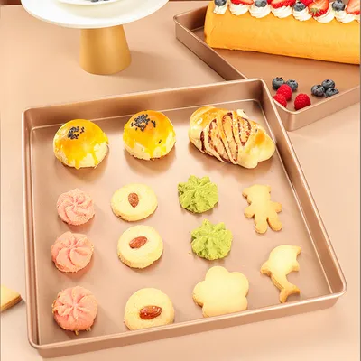 Square Carbon Steel Baking Pan