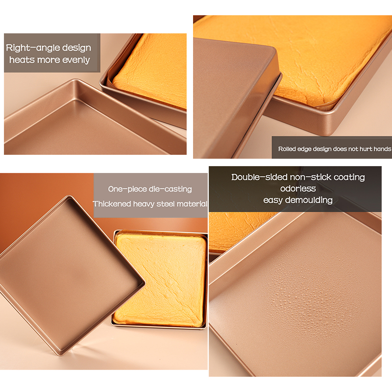 Square Carbon Steel Baking Pan