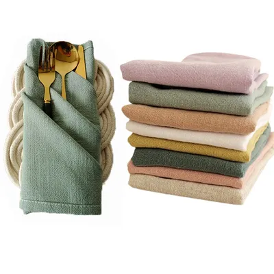 Square Plain Linen Table Napkin Square Plain Linen Table Napkin