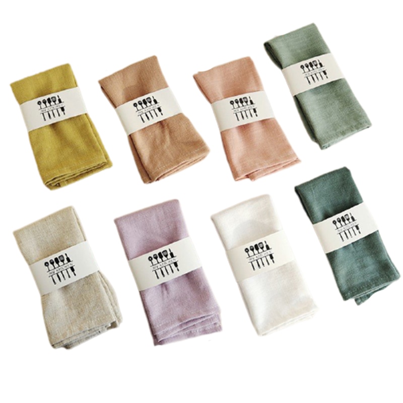Square Plain Linen Table Napkin Square Plain Linen Table Napkin