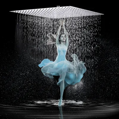 Square Shower Head Sim Rain