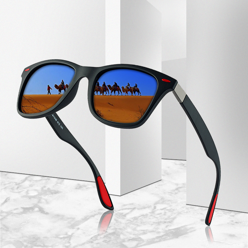 Square Sunglasses Polarized Lens
