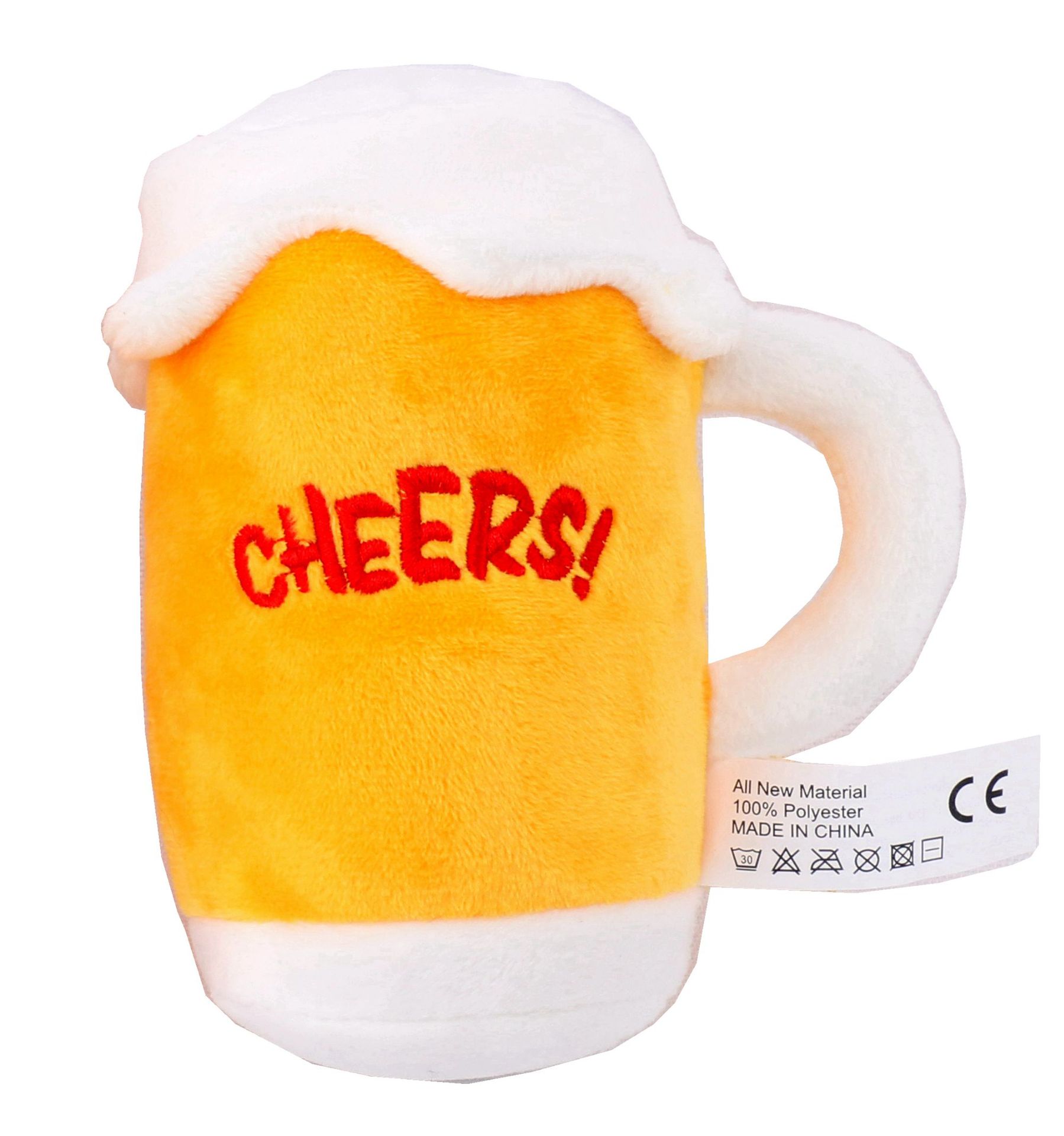 Squeaky Beer Plush Dog Toy Squeaky Beer Plush Dog Toy