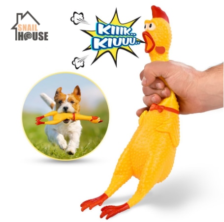 Squeaky Chicken Dog Toy Funny Pet Toy