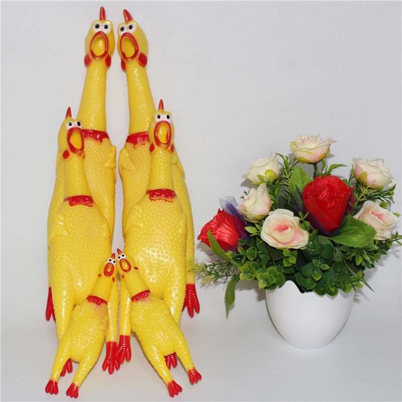 Squeaky Chicken Funny Screaming Toy