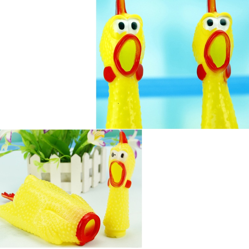 Squeaky Chicken Funny Screaming Toy
