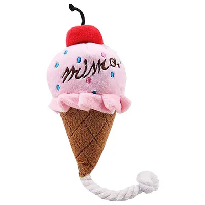 Squeaky Plush Ice Cream Dog Toy Squeaky Plush Ice Cream Dog Toy
