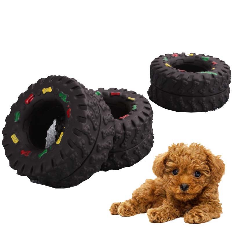 Squeaky Rubber Dog Tire Toy Squeaky Rubber Dog Tire Toy