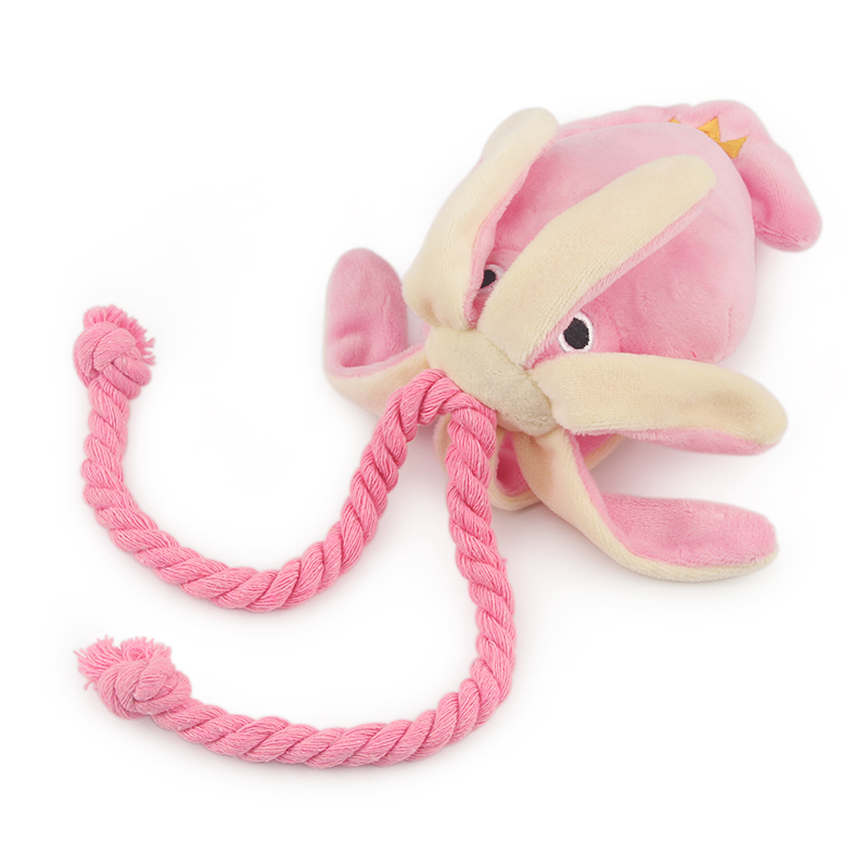 Squeaky Soft Squid Dog Plush Squeaky Soft Squid Dog Plush