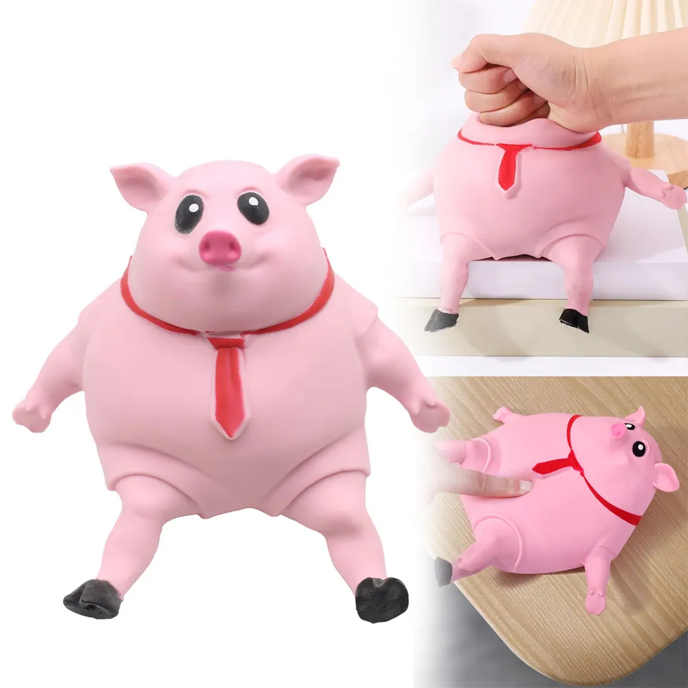 Squeeze Pink Pig Antistress Toy Cute Squeeze Animals Lovely Piggy Doll Stress Relief Toy Decompression Toy Children Squeeze Pink Pig Antistress Toy Cute Squeeze Animals Lovely Piggy Doll Stress Relief Toy Decompression Toy Children