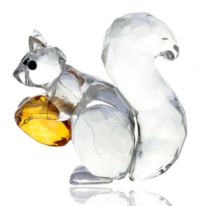 Squirrel Ornament Crystal Paperweight Squirrel Ornament Crystal Paperweight