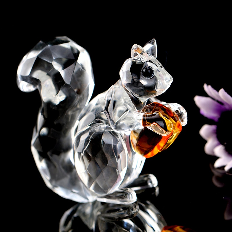 Squirrel Ornament Crystal Paperweight Squirrel Ornament Crystal Paperweight