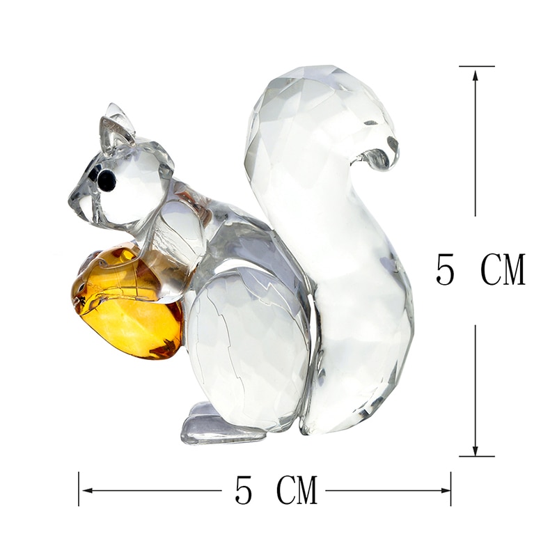 Squirrel Ornament Crystal Paperweight Squirrel Ornament Crystal Paperweight