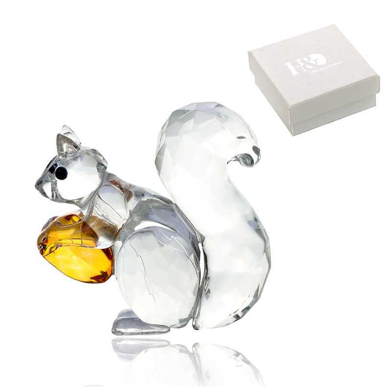 Squirrel Ornament Crystal Paperweight Squirrel Ornament Crystal Paperweight