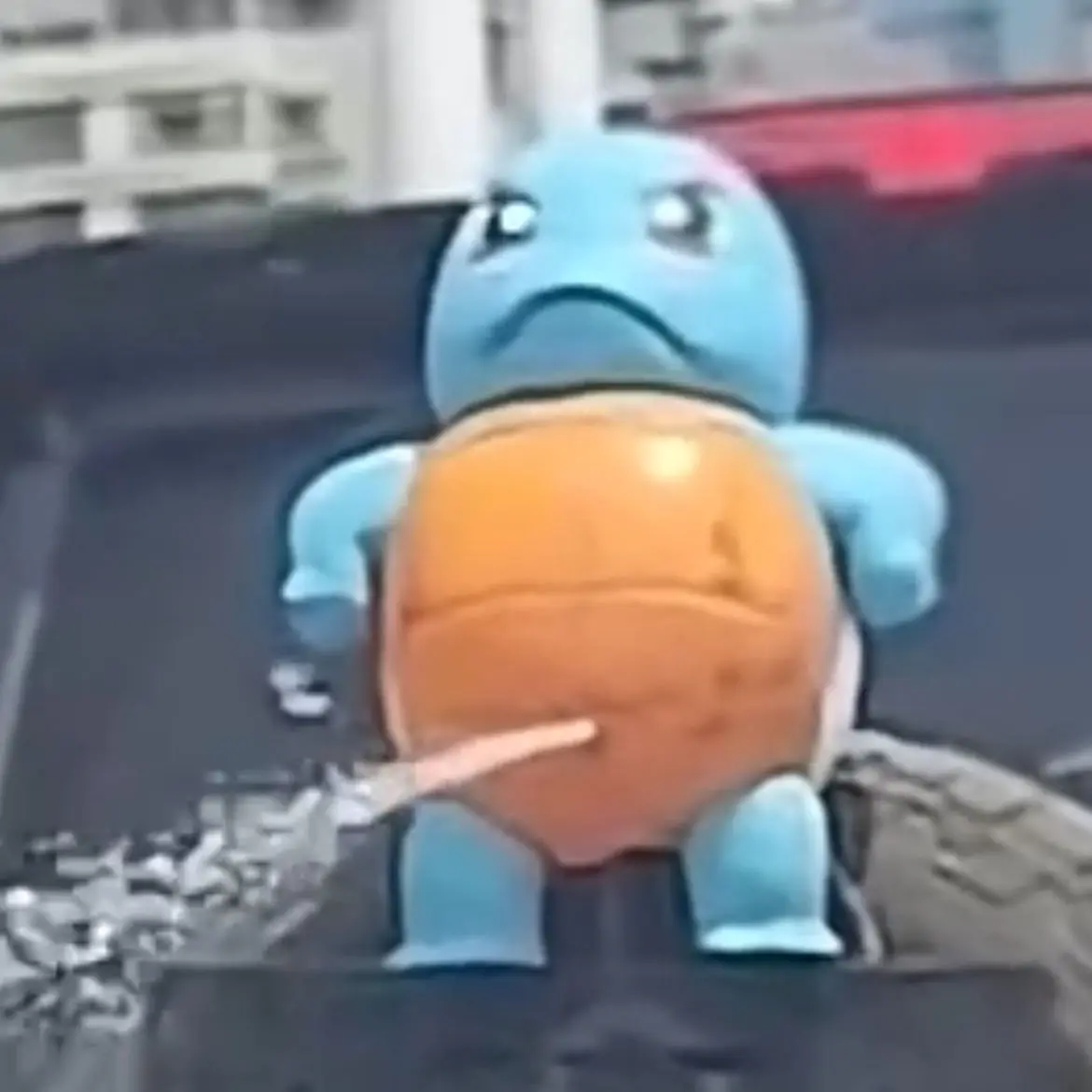 Squirtle Water Spraying Toy Large Size Cute Collectible Action Figure Jenny Car Accessory Popular Anime Model Hand