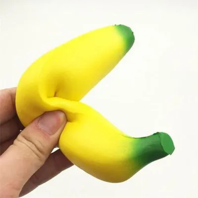 Squishy Banana Anti-Stress Fidget Toy Squishy Banana Anti-Stress Fidget Toy