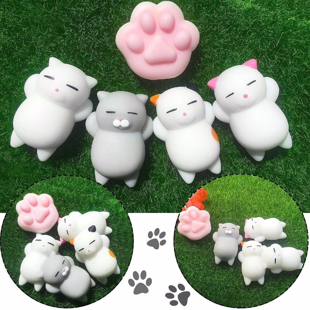 Squishy Cute Cat Stress Relief Toys Squishy Cute Cat Stress Relief Toys