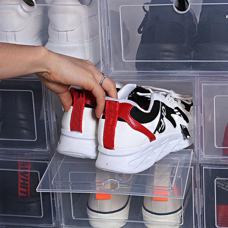Stackable Clear Shoe Boxes (6 Pcs)