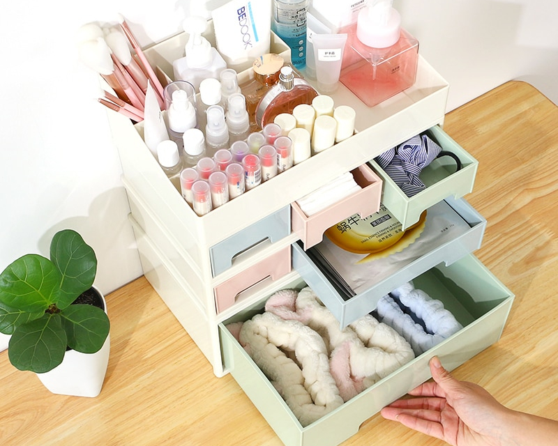 Stackable Cosmetic Organizer Jewelry Holder Stackable Cosmetic Organizer Jewelry Holder