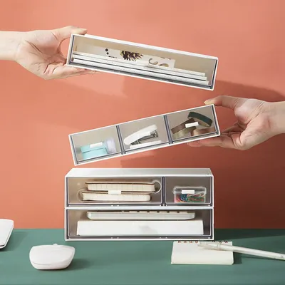 Stackable Desk Organizer Drawer