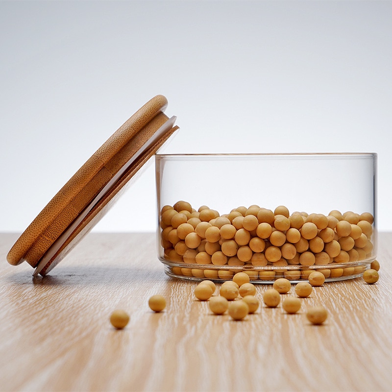 Stackable Glass Containers Moisture-proof Storage (3 pcs) Stackable Glass Containers Moisture-proof Storage (3 pcs)