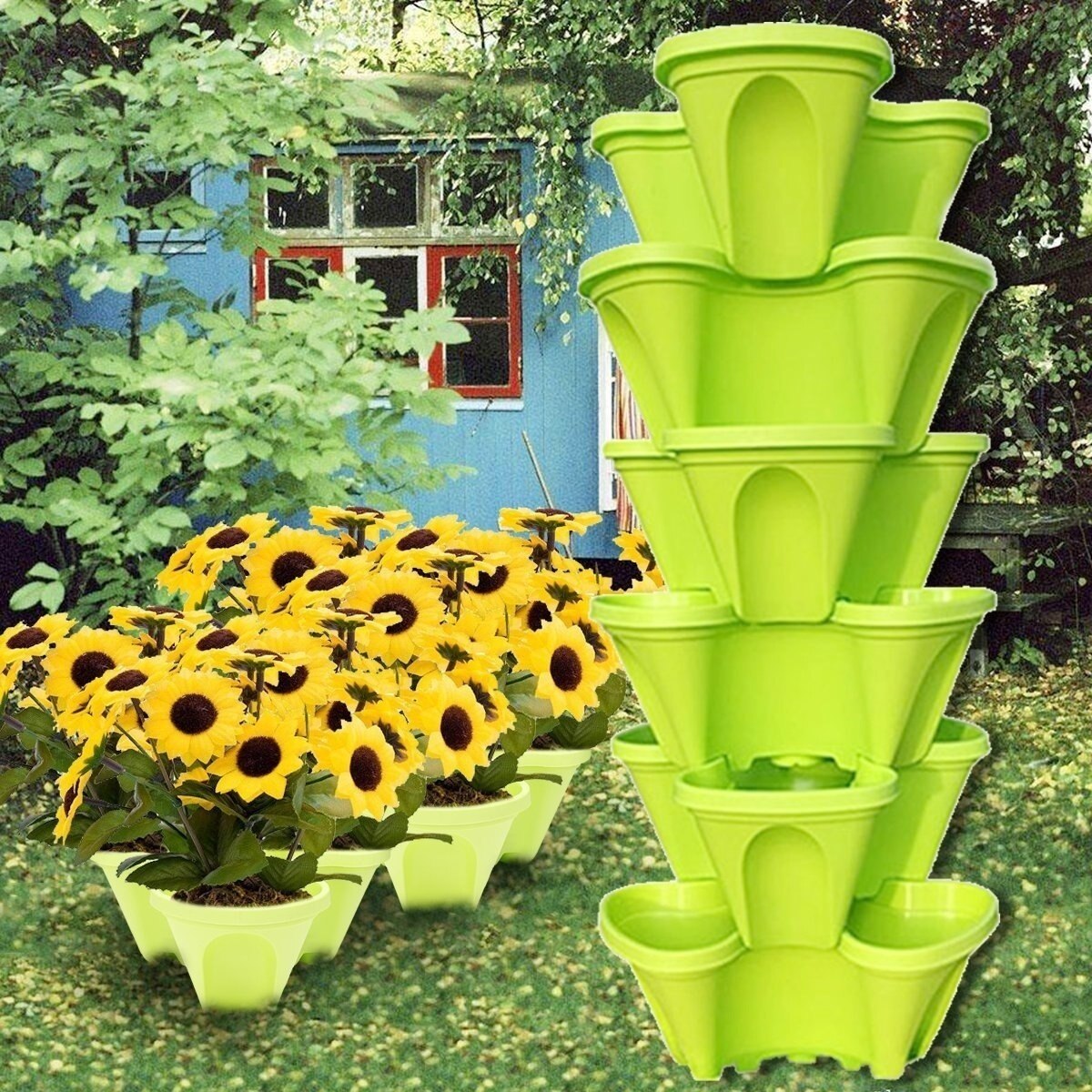 Stackable Plant Pot Plastic Planter Stackable Plant Pot Plastic Planter