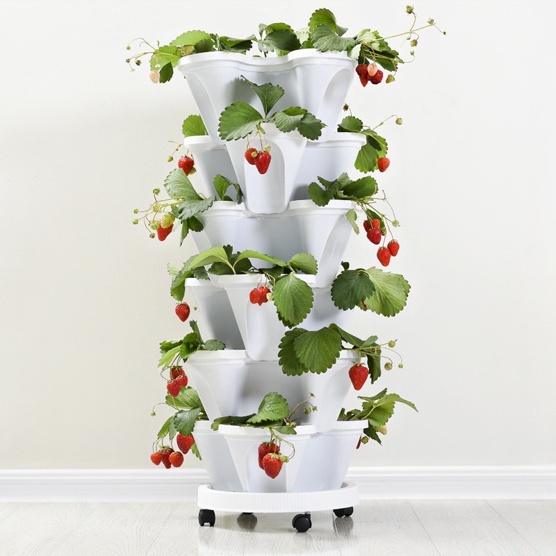 Stackable Plant Pot Plastic Planter Stackable Plant Pot Plastic Planter
