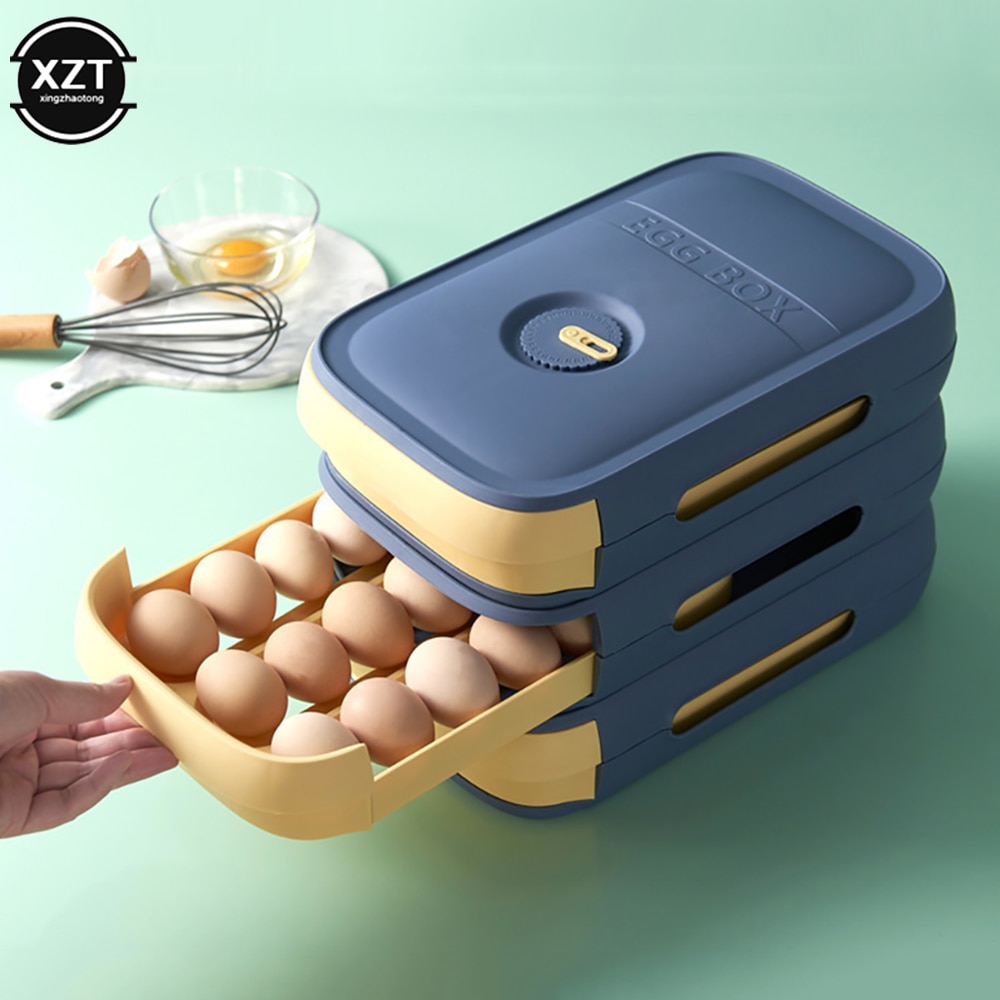 Stackable Plastic Egg Storage Drawer Stackable Plastic Egg Storage Drawer