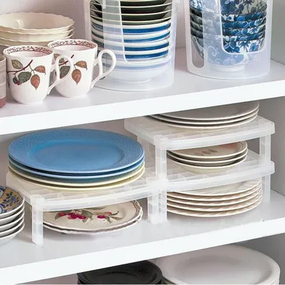 Stackable Shelf Home Organizer Rack